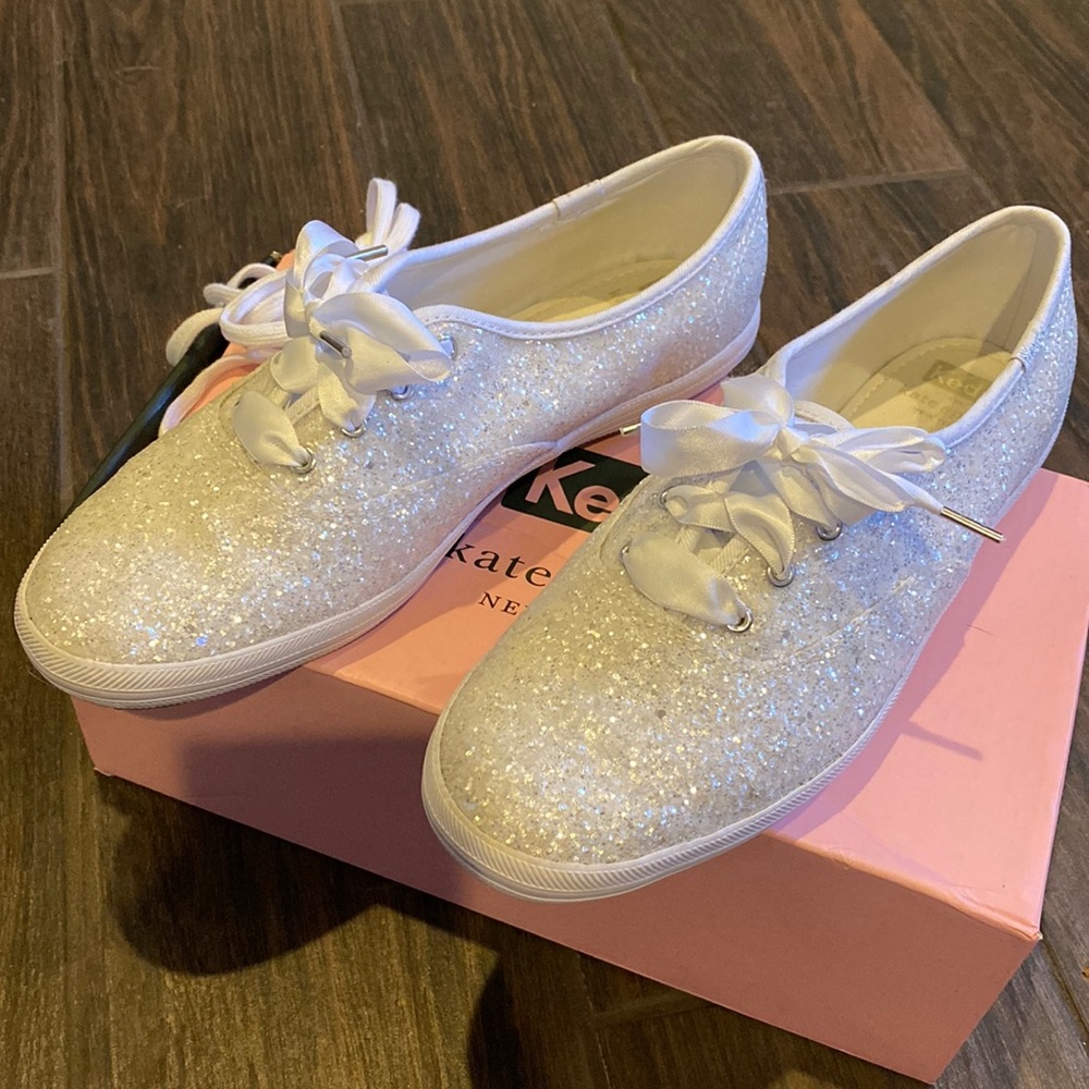 Keds for Kate Spade Glitter White Sneaker